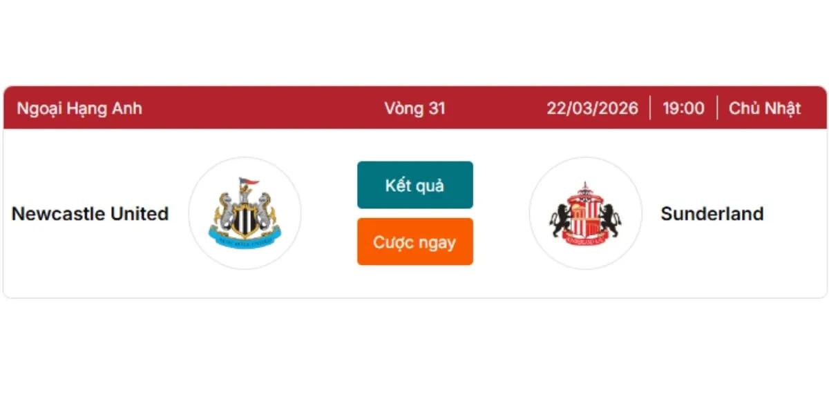 Thống kê phong độ, lịch sử đối đầu và dữ liệu phân tích trận đấu